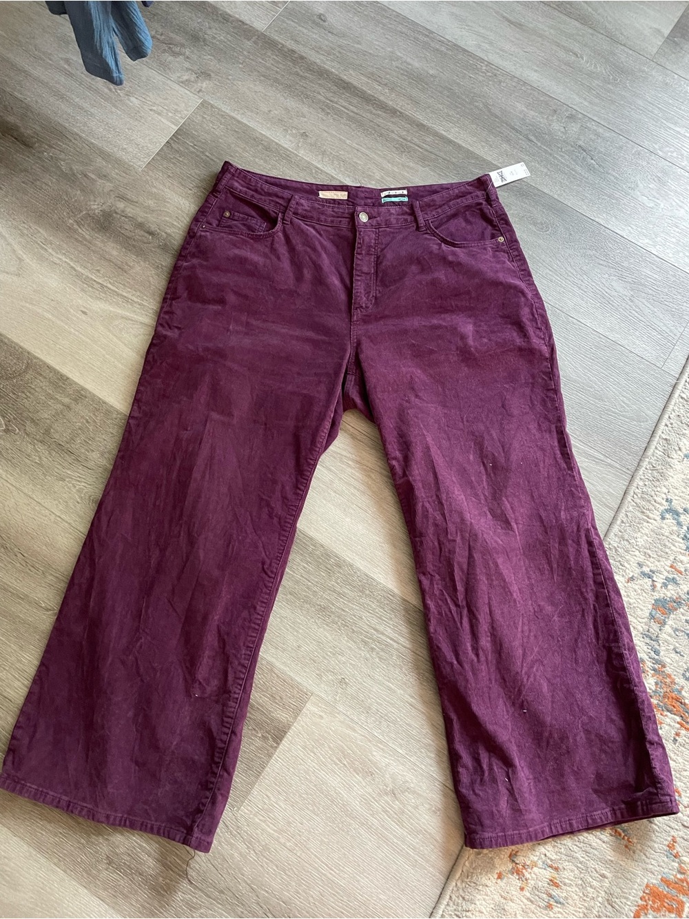 NWT Anthropologie Gwen wide leg Corduroy Pants 16W
